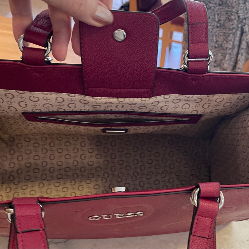 GUESS Fuchsia Women's Tote Bag - Picture 5 of 6